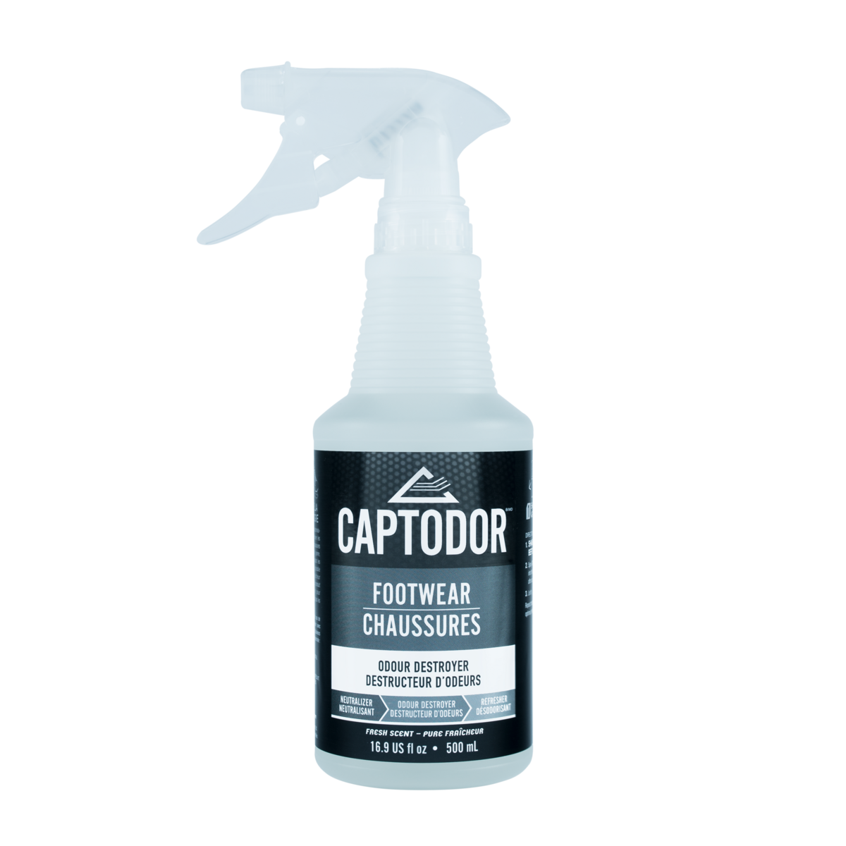 CAPTODOR Hajunpoistosuihke Jalkineille 500 ml