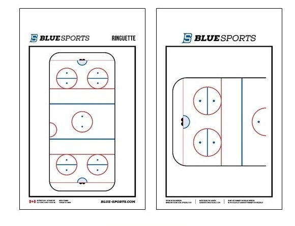 Bluesports ringette taktiikkataulu 25x41 cm