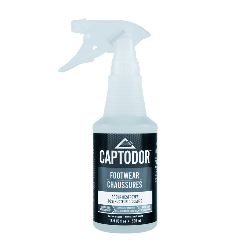 CAPTODOR Hajunpoistosuihke Jalkineille 500 ml