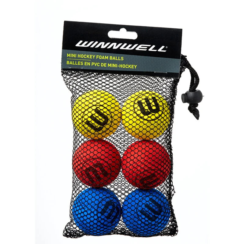 Winnwell Knee Hockey Balll 6-Pack