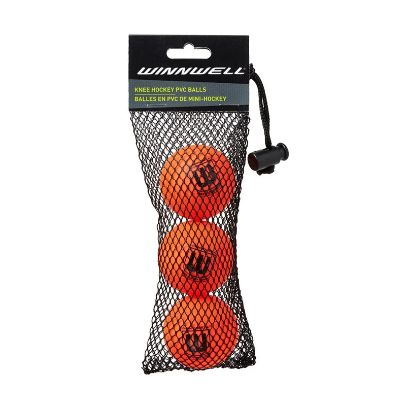 Streethockey Pallo Oranssi 3-pack