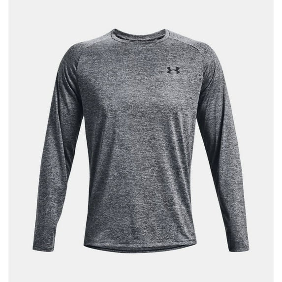 UA M Tech 2.0 LS GRAY long-sleeve shirt